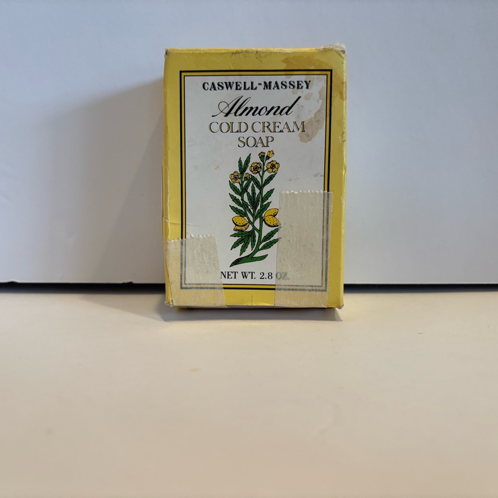 Vintage Caswell Massey Almod Cold Cream Soap 2.8 oz